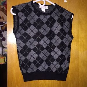 Spiegel Small sweater vest black and gray